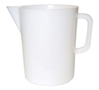 Dzbanek pomiarowy - biały, plastikowy 5 l