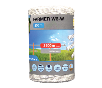 Plecionka przewodząca FARMER W6-W- 250 m (2,5 mm)