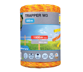 Plecionka przewodząca TRAPPER W3- 500 m (1,8 mm)