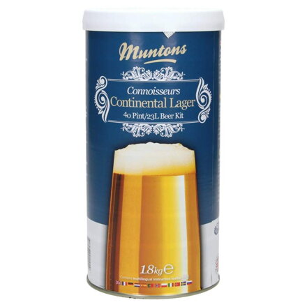 Zestaw do produkcji piwa MUNTONS Continental Lager 1.8 kg
