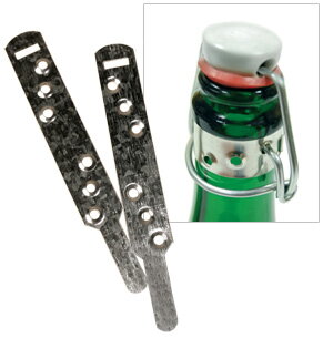 Aluminiowa blaszka do zamknięć flip-top, 10 szt.