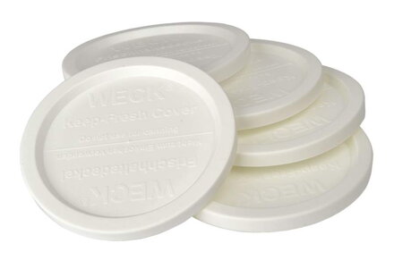 Plastikowe wieczko 60 mm do butelek Weck na soki, 5 szt.