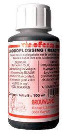 Roztwór jodowy 100 ml do kwasomierza VINOFERM