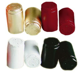 Aluminiowe kapturki do win, czarne - 100 sztuk