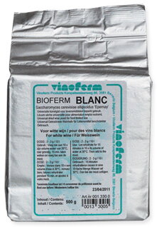 Suszone drożdże winiarskie BIOFERM BLANC 500 g