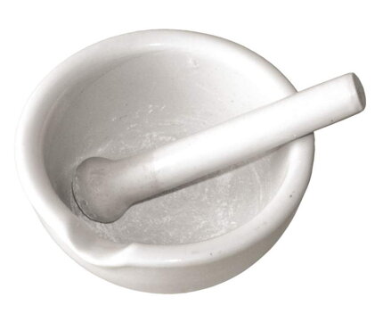 Moździerz porcelanowy + tłuczek, średnica 16cm