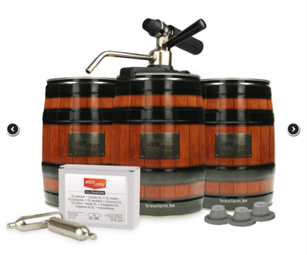 Zestaw startowy Mini keg Brewferm z Party Star Deluxe