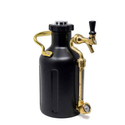 GrowlerWerks uKeg ™ 64 czarny mat - 1,9 l