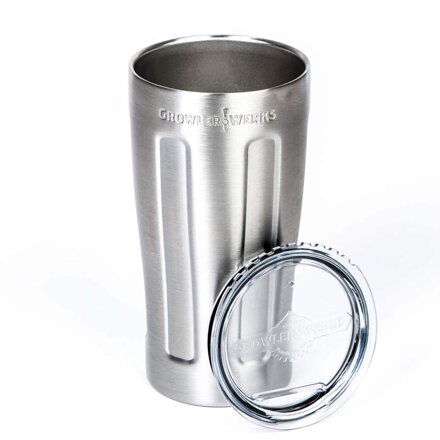 GrowlerWerks uPint™ stal nierdzewna
