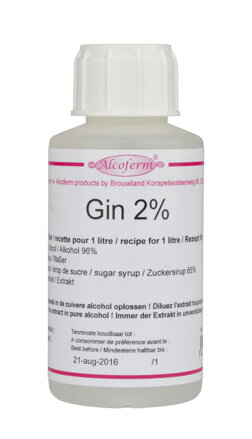 Ekstrakt Gin ALCOFERM 2% 100 ml