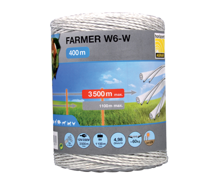 Plecionka przewodząca FARMER W6-W- 400 m (2,5 mm)