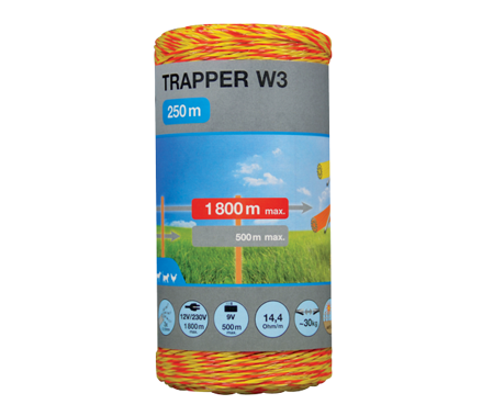 Plecionka przewodząca TRAPPER W3- 250 m (1,8 mm)