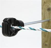 150 mm Izolator pierścieniowy z trzpieniem do linek, drutów i taśm do 20 mm / szt. 150 mm Izolator pierścieniowy z trzpieniem do linek, drutów i taśm do 20 mm / szt.
