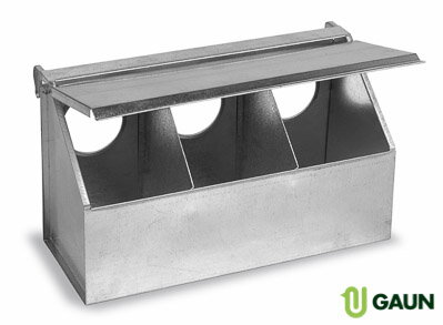 Metalowe karmidło dla gołębi z 3 otworami Metalowe karmidło dla gołębi z 3 otworami