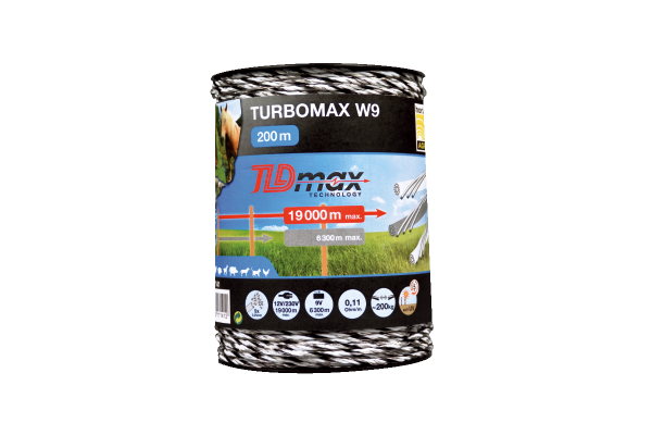 Plecionka TURBOMAX W9 TLD - 400 m