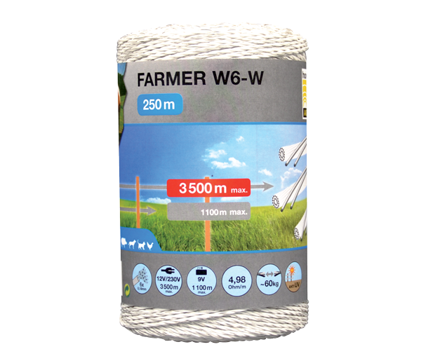 Plecionka przewodząca FARMER W6-W- 250 m (2,5 mm)