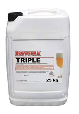 Zestaw do produkcji piwa TRIPLE 25 kg bez drożdży