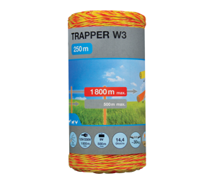 Plecionka przewodząca TRAPPER W3- 250 m (1,8 mm)